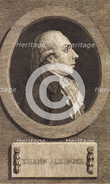 Portrait of Johann Baptist Edler von Alxinger (1755-1797), 1780.