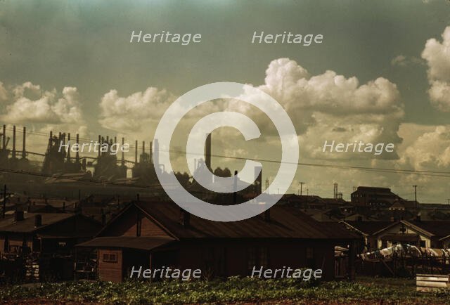 Houses and factories, between 1941 and 1942. Creator: Unknown.