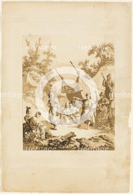 The Russian Dance, 1769. Creator: Jean Baptiste Le Prince.