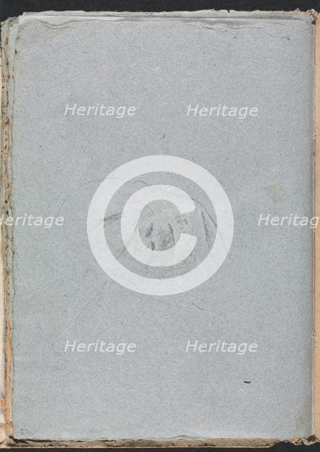 Verona Sketchbook: Drapery (page 20), 1760. Creator: Francesco Lorenzi (Italian, 1723-1787).