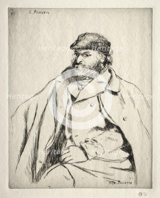 Paul Cézanne, 1874. Creator: Camille Pissarro (French, 1830-1903).