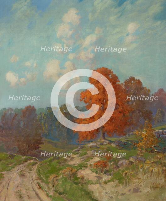 The Red Maple, 1858-1915. Creator: L Clarence Ball.