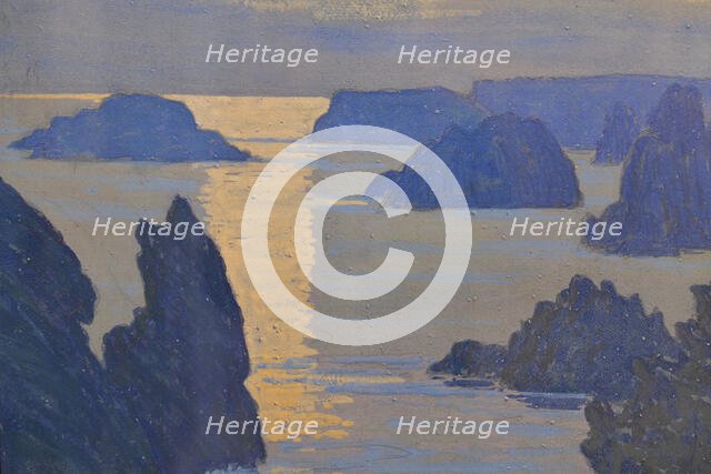 Goulphar, reflets jaunes. Creator: Auburtin, Jean Francis (1866-1930).