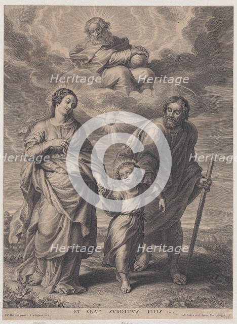 The Return from Egypt, 1595-1659. Creator: Boetius Adams Bolswert.