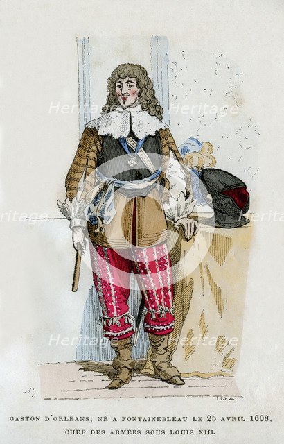 Gaston, Duc d'Orleans, commander of the armies under Louis XIII of France, 1882-1884. Artist: Unknown