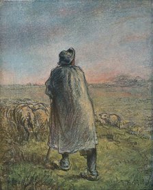 'The Shepherd', 19th century. Artist: Jean Francois Millet.