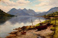 Loch Duich and the Five Sisters, c1905. Creator: Joseph Farquharson.