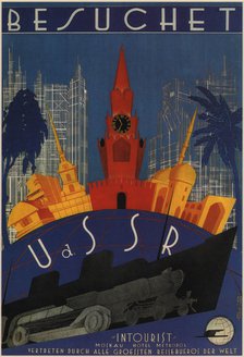 Visit to the USSR, 1930. Artist: Litvak, Max (1898-after 1943)