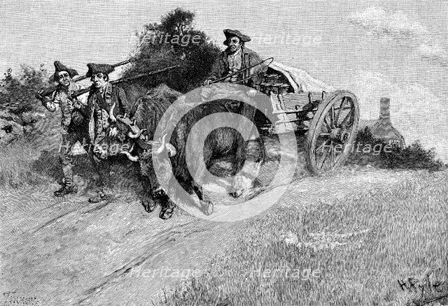 American War of Independence, 1775, (1875). Artist: Unknown