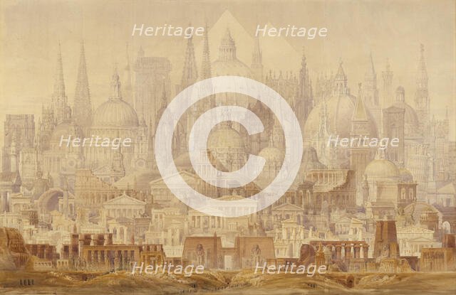 The Professor's Dream, 1848. Creator: Charles Robert Cockerell.