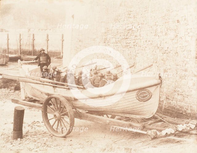 Tenby Lifeboat, 1853-56. Creator: John Dillwyn Llewelyn.