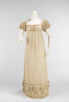 Dress, American, ca. 1810. Creator: Unknown.