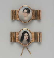 Pair of Bracelets, 1840. Creator: John Carlin.