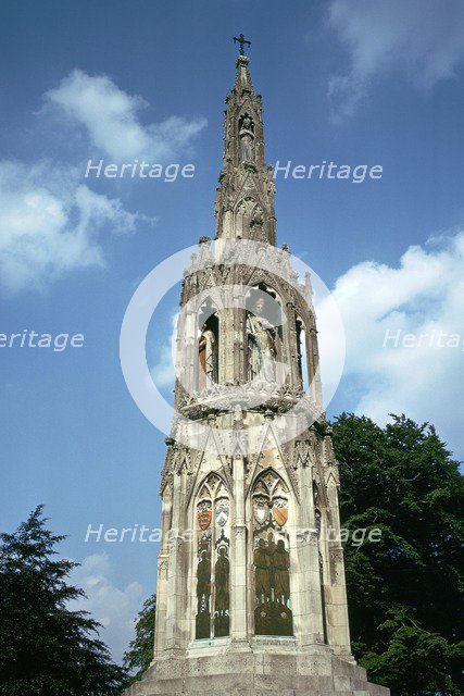 Church Steeple in Sledmere, 12th century. Artist: Unknown