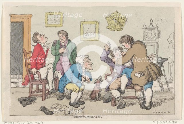 Legerdemain, 1799 (?)., 1799 (?). Creator: Thomas Rowlandson.