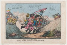 King Joe's Retreat From Madrid, August 21, 1808., August 21, 1808. Creator: Thomas Rowlandson.