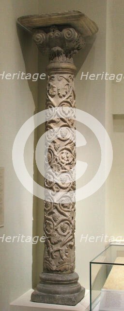 Column, Frankish, 5th-6th century. Creator: Unknown.