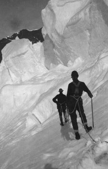 Climbing Mt. McKinley, between c1900 and 1923. Creator: Unknown.