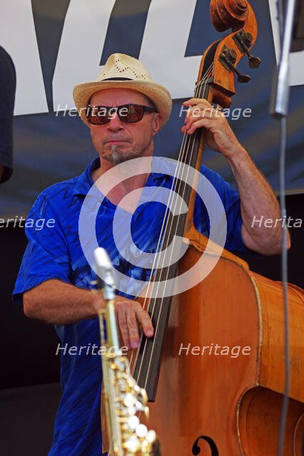 Simon Thorpe, Hexagonal, Battle Jazz Weekend, Battle, East Sussex, 24 July 2022. Creator: Brian O'Connor.
