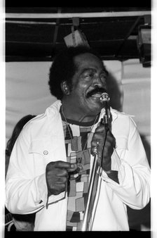 Jimmy Witherspoon, Ronnie Scott's, Soho, London, 1973.   Creator: Brian O'Connor.