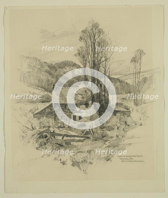 A Bit of Lanherne Valley, Cornwall, England, late 19th century. Creator: William Goodrich Beal.