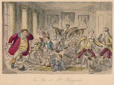 'The Meet at Mr. Muleygrubs', 1854. Artist: John Leech.