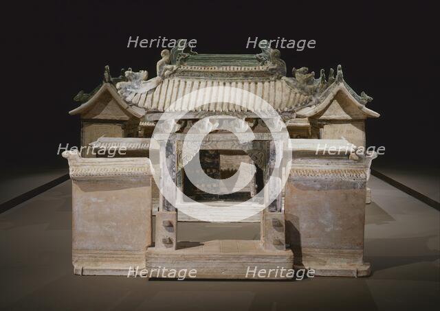Funerary Sculpture of a Double-Courtyard Residential Compound, between c.1450 and c.1550. Creator: Unknown.