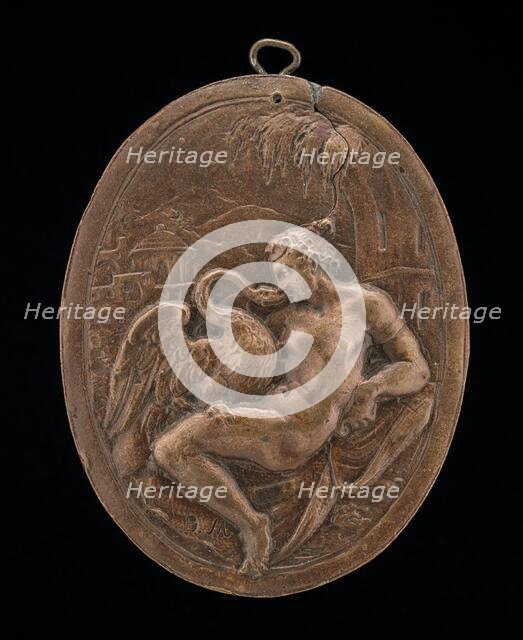 Leda and the Swan, early 17th century. Creator: Paul Hübner.