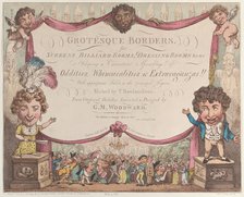 Grotesque Borders for Screens, Billiard Rooms, Dressing Rooms, &c &c, 1799-1800., 1799-1800. Creator: Thomas Rowlandson.