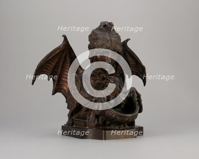 Self-Portrait as a Chimera, ca. 1880. Creator: Sarah Bernhardt.