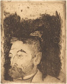Stéphane Mallarmé, 1891. Creator: Paul Gauguin.