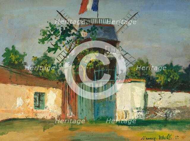 Moulin de la Galette, 1913. Creator: Utrillo, Maurice (1883-1955).