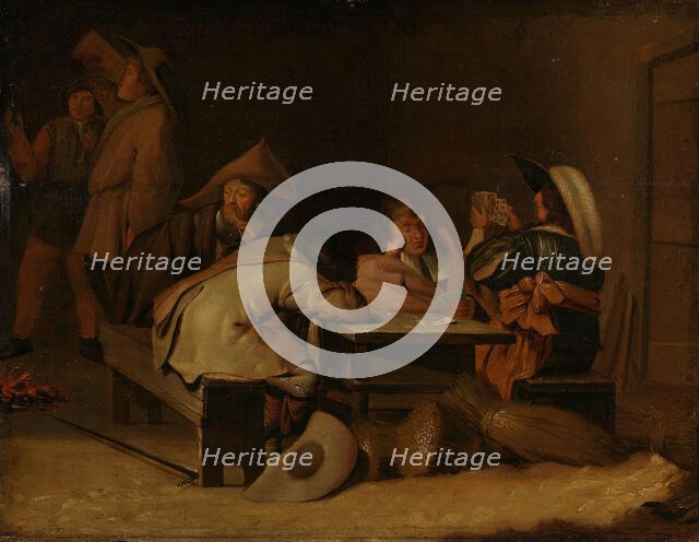 Soldiers in a Guardroom/an Inn, 1st half of 17th century. Creator: Unknown.