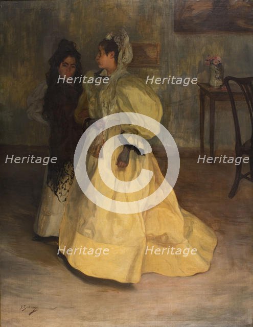 Amigas (Friends), 1896. Creator: Zuloaga y Zabaleto, Ignacio (1870-1945).