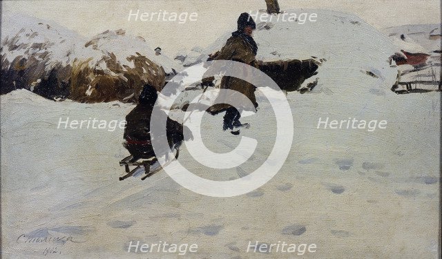 Winter, 1902. Artist: Stolitsa, Evgeni Ivanovich (1870-1929)