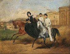 Princess Anna of Saxony (1836-1859), Archduchess of Austria and Grand Princess of Tuscany, 1859. Creator: Richter, Wilhelm (1824-1892).