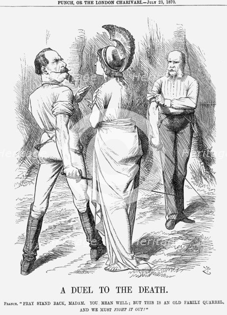 'A Duel to the Death', 1870. Artist: Joseph Swain