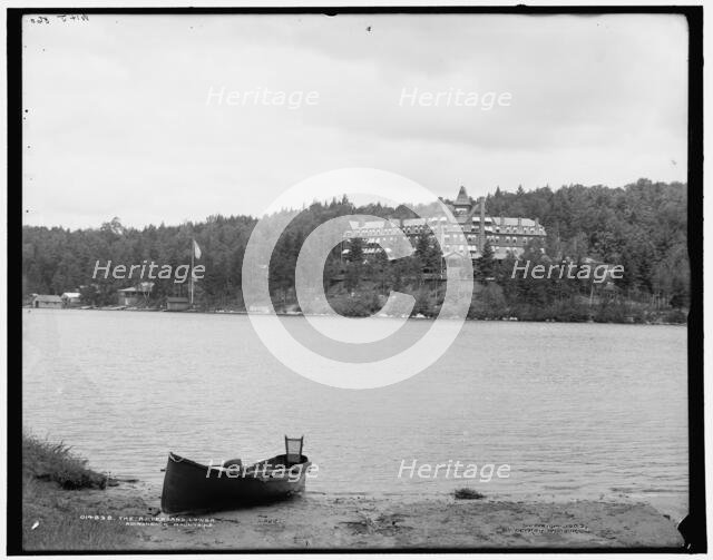 The Ampersand, Lower Saranac Lake, Adirondack Mountains, c1902. Creator: William H. Jackson.