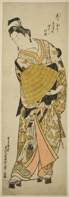 The Actor Onoe Kikugoro I as Soga no Goro, c. 1744. Creator: Okumura Masanobu.