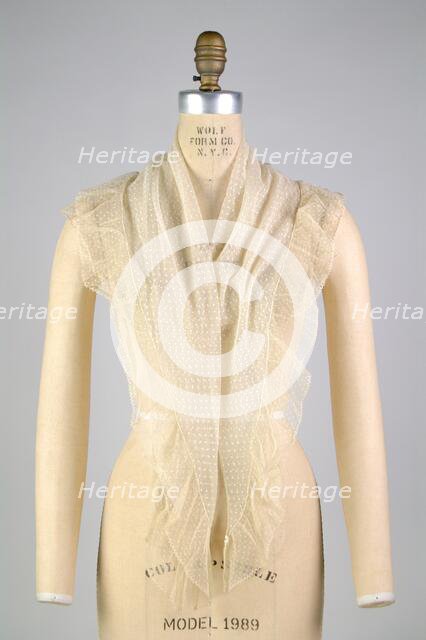 Fichu, American, ca. 1880. Creator: Unknown.