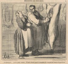 Les bourgeois ..., 19th century. Creator: Honore Daumier.