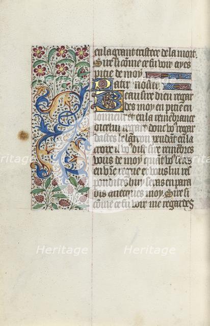 Book of Hours (Use of Rouen): fol. 154v, c. 1470. Creator: Master of the Geneva Latini (French, active Rouen, 1460-80).