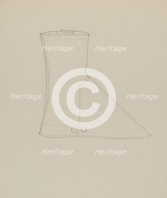 Spats or Gaiters, 1935/1942. Creator: Unknown.