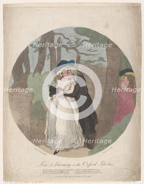 Love and Learning, or the Oxford Scholar, May 12, 1786. Creator: Benjamin Smith.