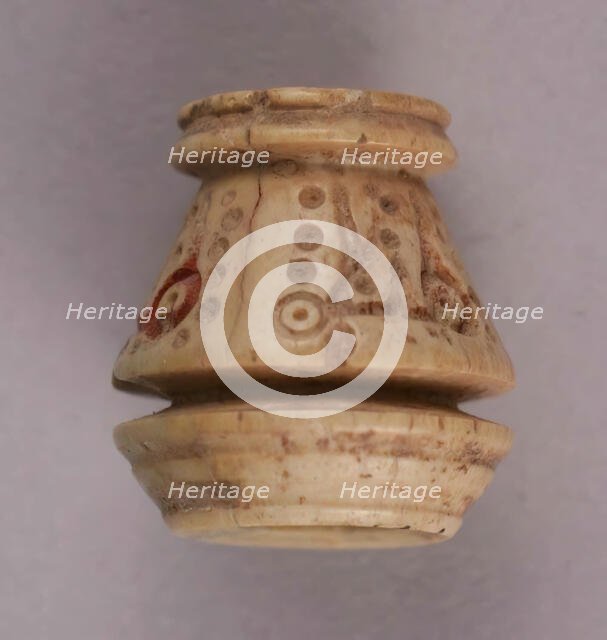 Bead, Iran, 9th-10th century. Creator: Unknown.