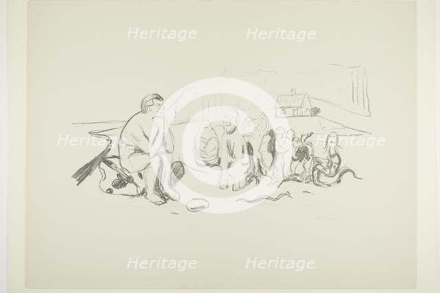 Alpha's Progeny, 1908/09. Creator: Edvard Munch.