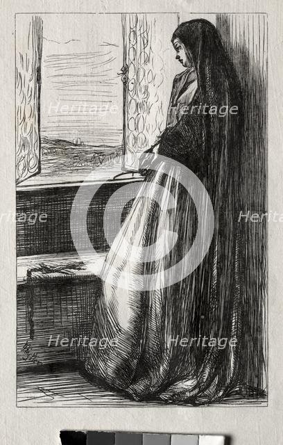 Illustration for "Count Bruckhardt" in "Once a Week", 1862. Creator: James McNeill Whistler (American, 1834-1903).