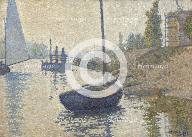 Ponton de la Félicité at Asnières (Opus no. 143), 1886.