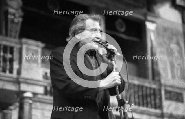 Stan Tracey, Globe Theatre London, 03/07/2000. Creator: Brian O'Connor.