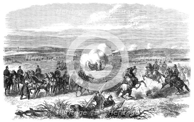 The War in Denmark: a skirmish near Fredericia, 1864. Creator: Unknown.